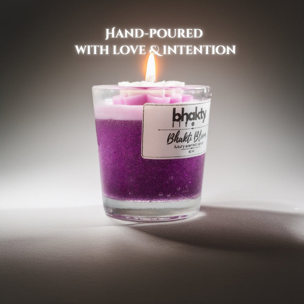 Bhakti Bloom. Scented Candle bhakty.store