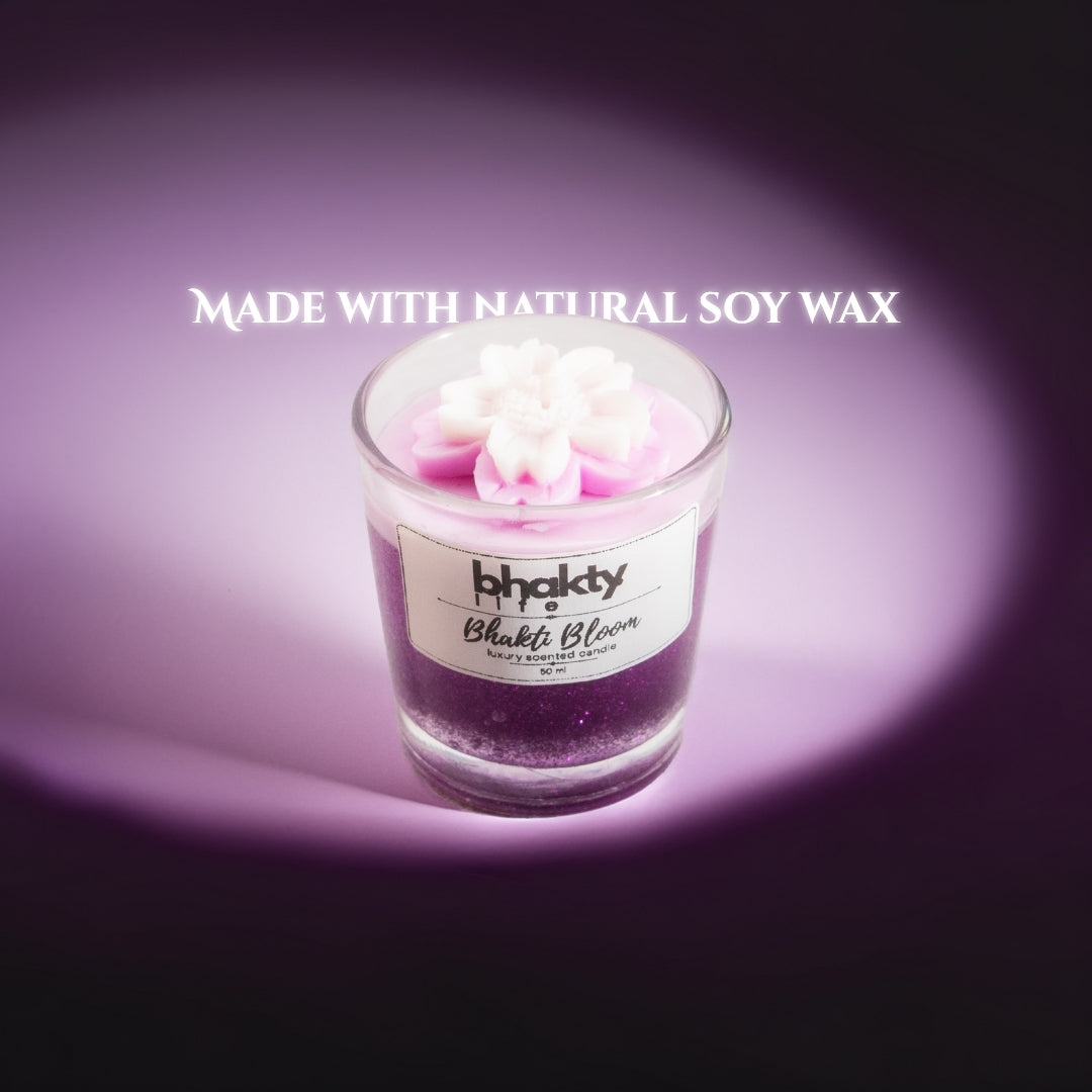 Bhakti Bloom. Scented Candle bhakty.store
