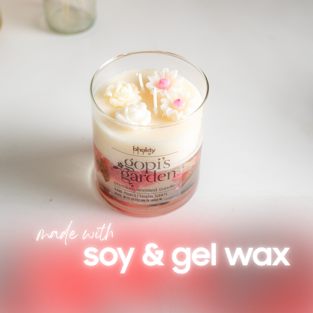 Gopi's Garden. Scented Candle bhakty.store
