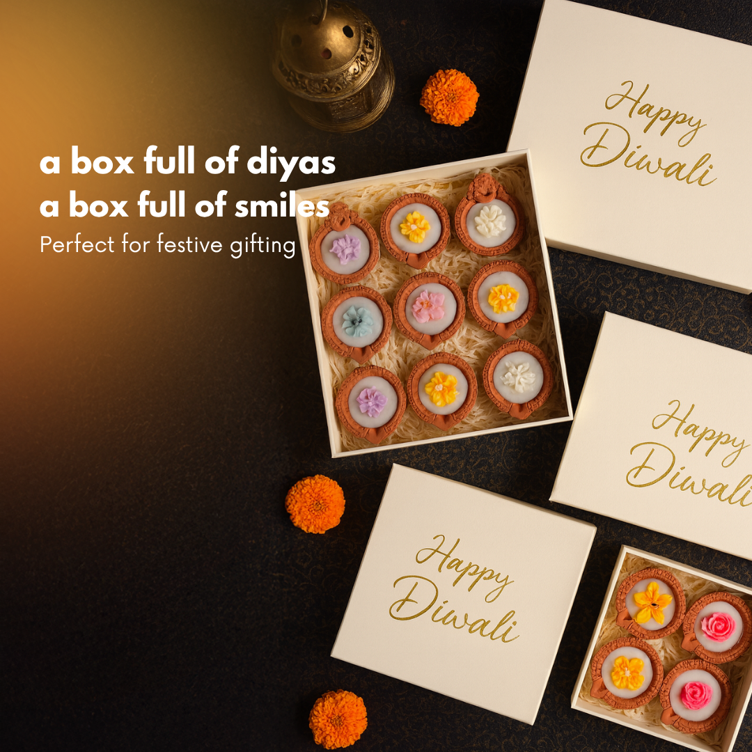 Diwali Diyas Scented Candles – Decorative Sacred Scented Candle for Diwali & Puja | Bhakty.Store bhakty.store