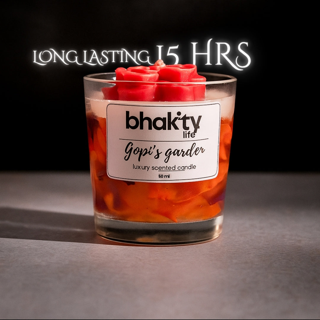 Gopi's Garden. Scented Candle bhakty.store