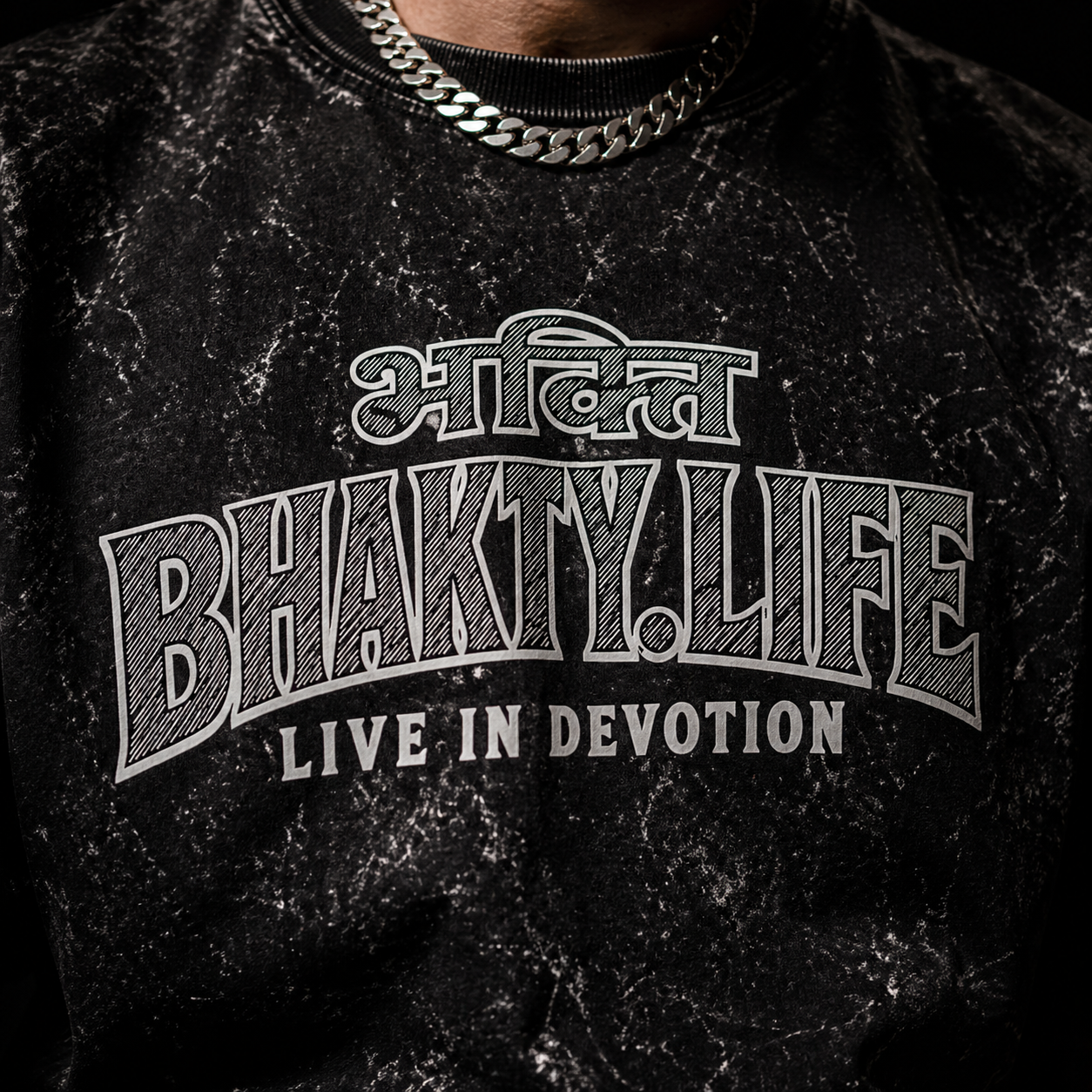 Bhakty.Life Acid Washed Oversized T-Shirt bhakty.store