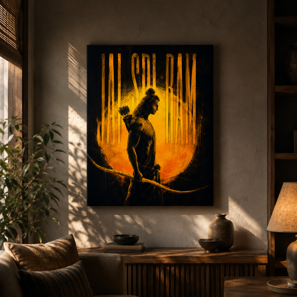 Sri Ram Elegance - Canvas bhakty.life