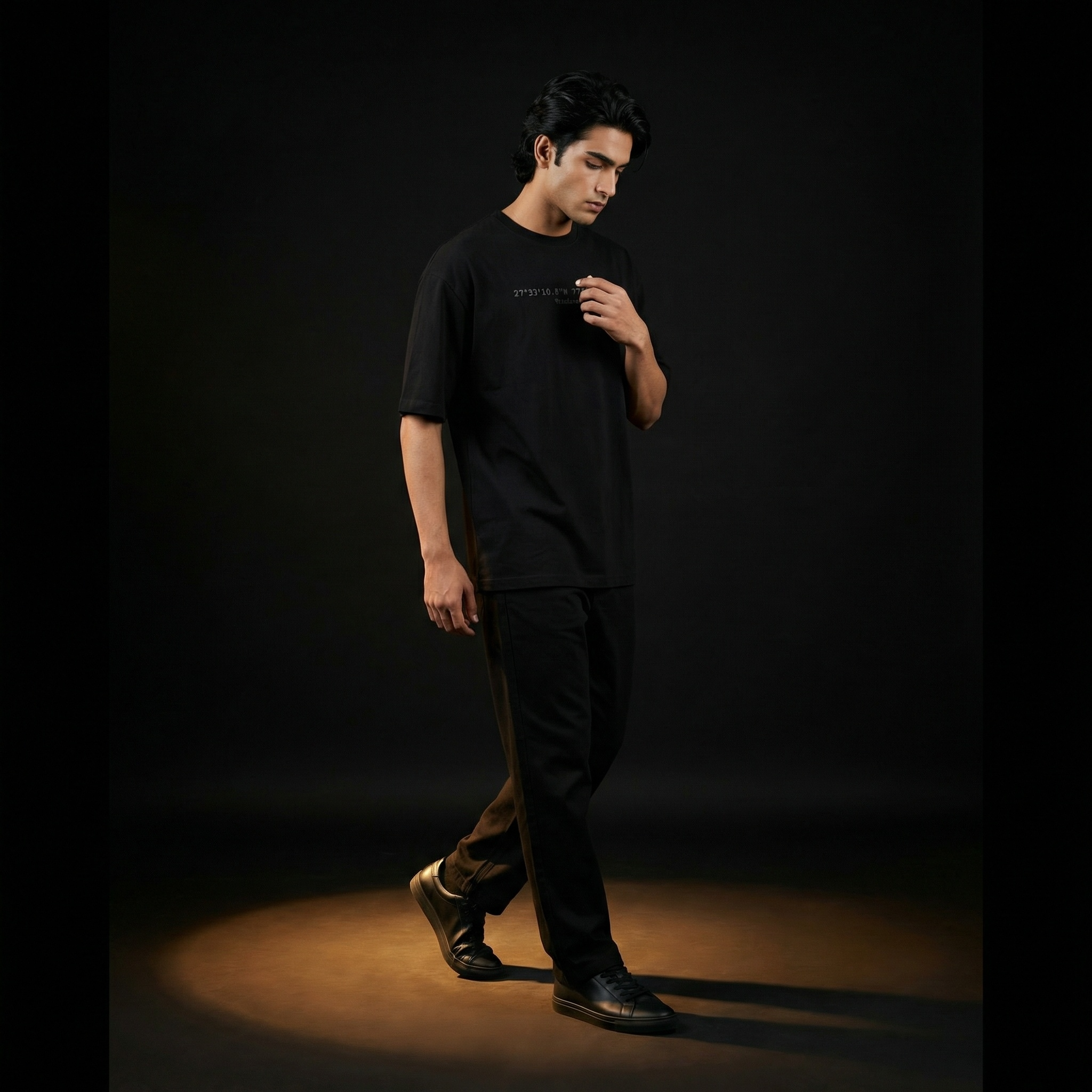 Vrindavan Map. Regular Fit T-Shirt bhakty.store