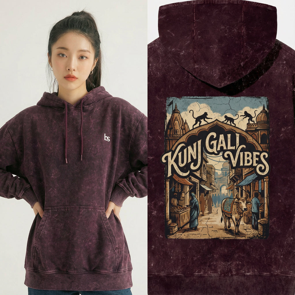 Kunj Gali Vibes. Hoodie bhakty.store