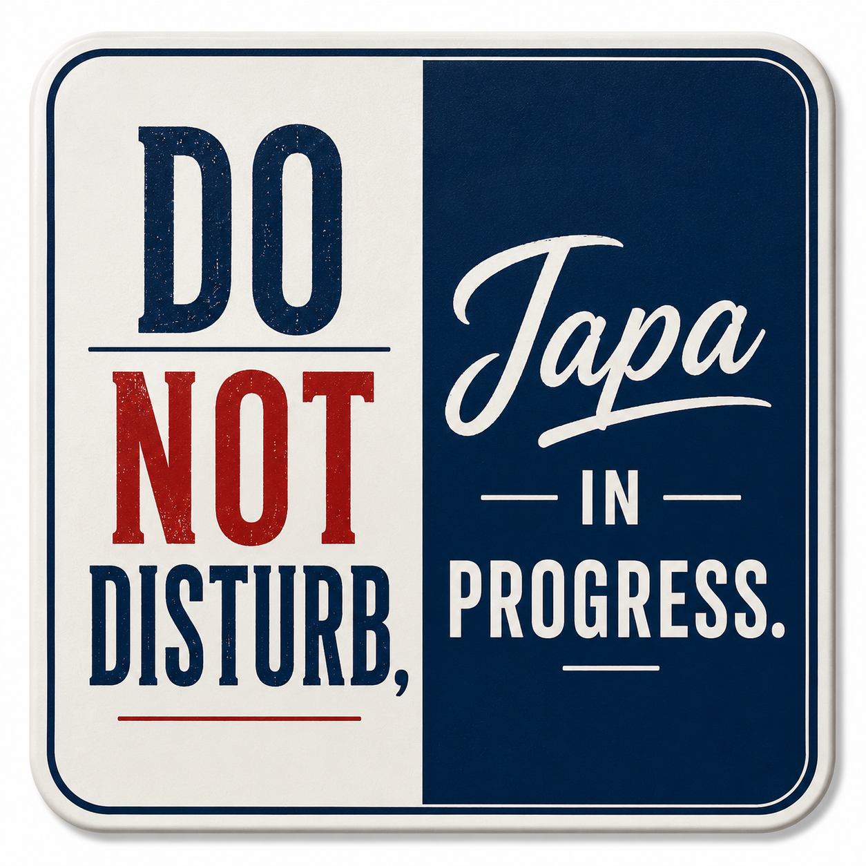Japa in Progress - Fridge Magnet bhakty.life