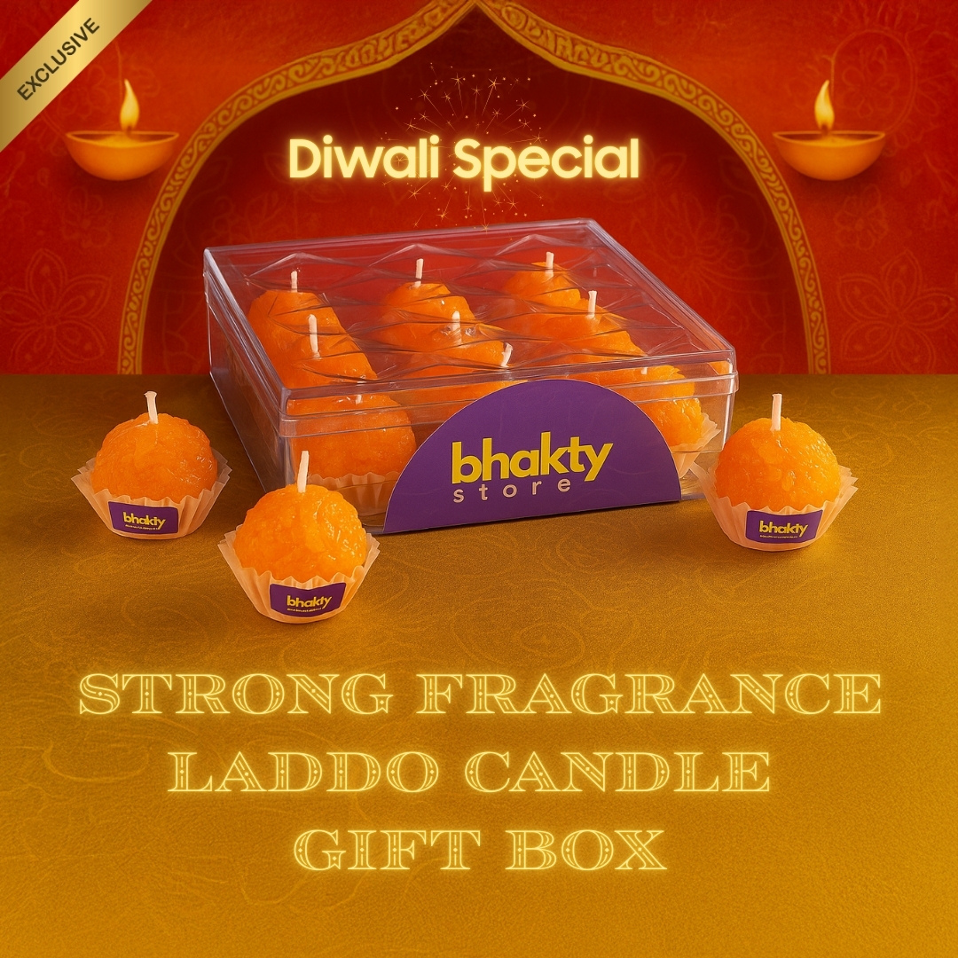 Diwali Ladoo Scented Candles – Decorative Sacred Scented Candle for Diwali & Puja | Bhakty.Store bhakty.store