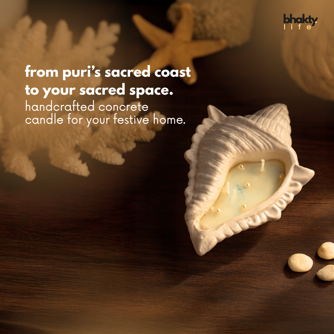 The Puri Beach Edit – Couch Premium Concrete Scented Candle bhakty.store
