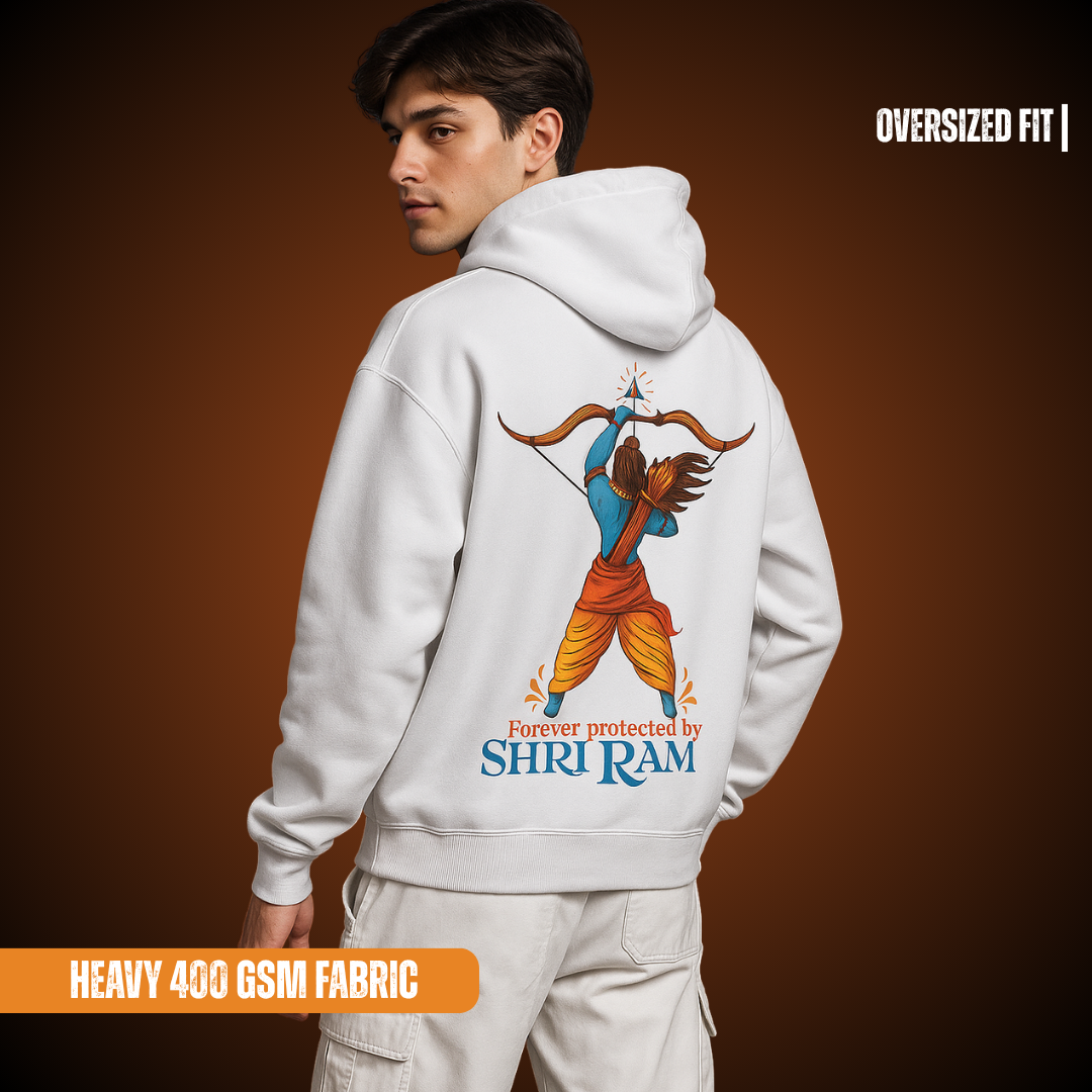 Shree Ram. Oversized Hoodie bhakty.store